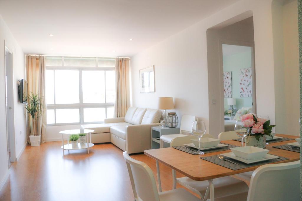 Posezení v ubytování Apartment Sky Cervantes