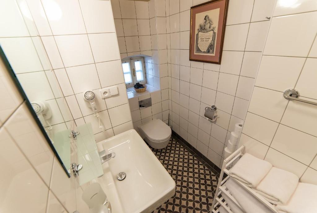 Koupelna v ubytování Latrán 43 apartments