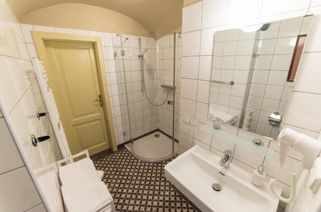 Koupelna v ubytování Latrán 43 apartments