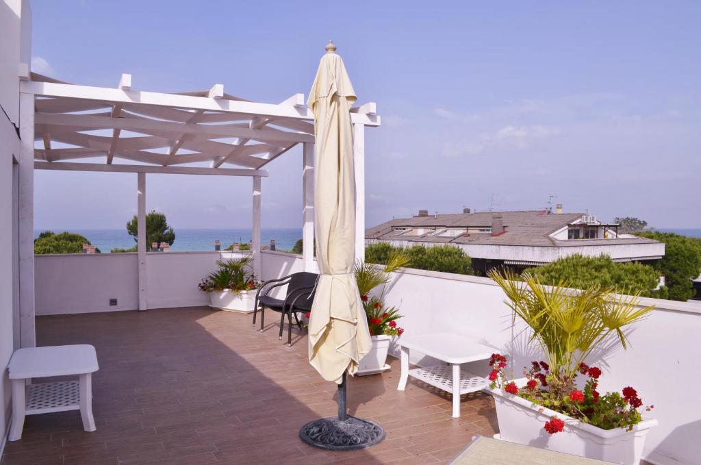 Balkón nebo terasa v ubytování Hotel Sette Note