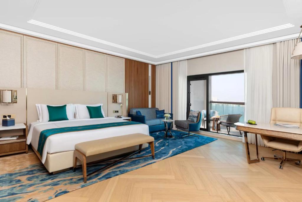Postel nebo postele na pokoji v ubytování hotel julee