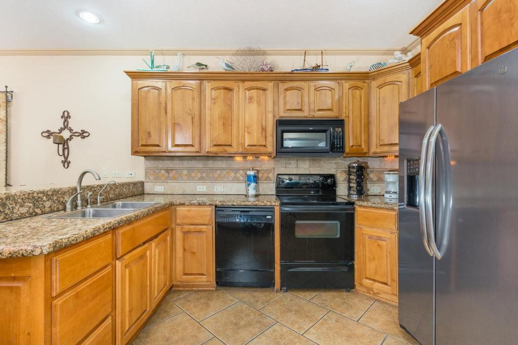 Kuchyň nebo kuchyňský kout v ubytování Casa Blanca