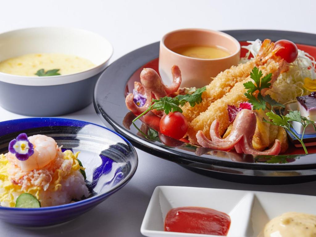 Pagkain sa o malapit sa ryokan na ito