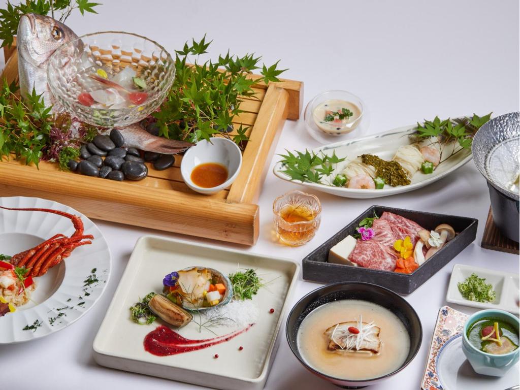 Pagkain sa o malapit sa ryokan na ito