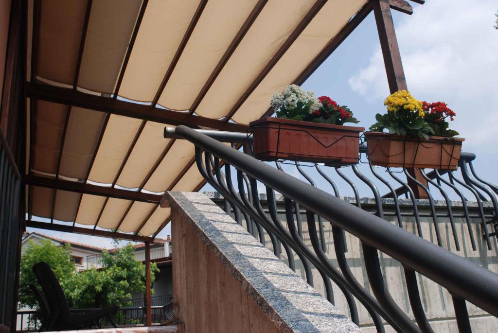 Balkon lub taras w obiekcie Beija-Flor b&b