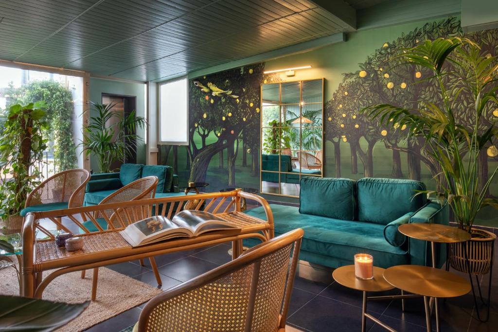 Posezení v ubytování Condotti Boutique Hotel