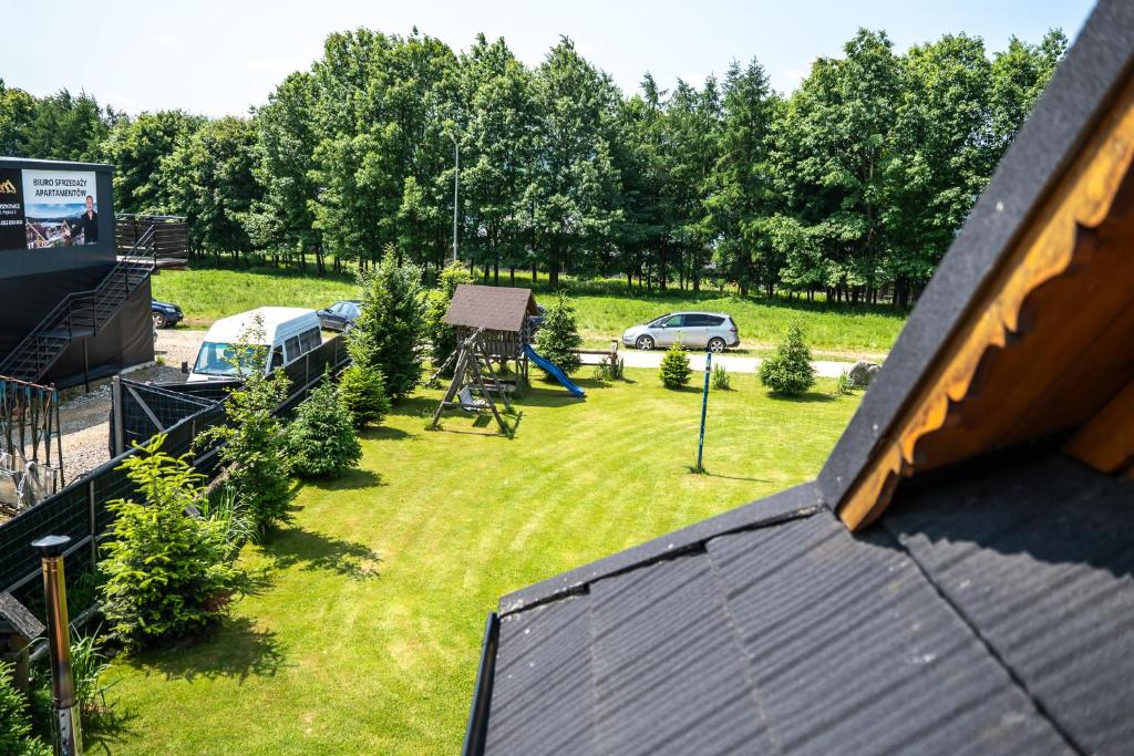 Vonkajšia záhrada v ubytovaní Domek pod Limbami