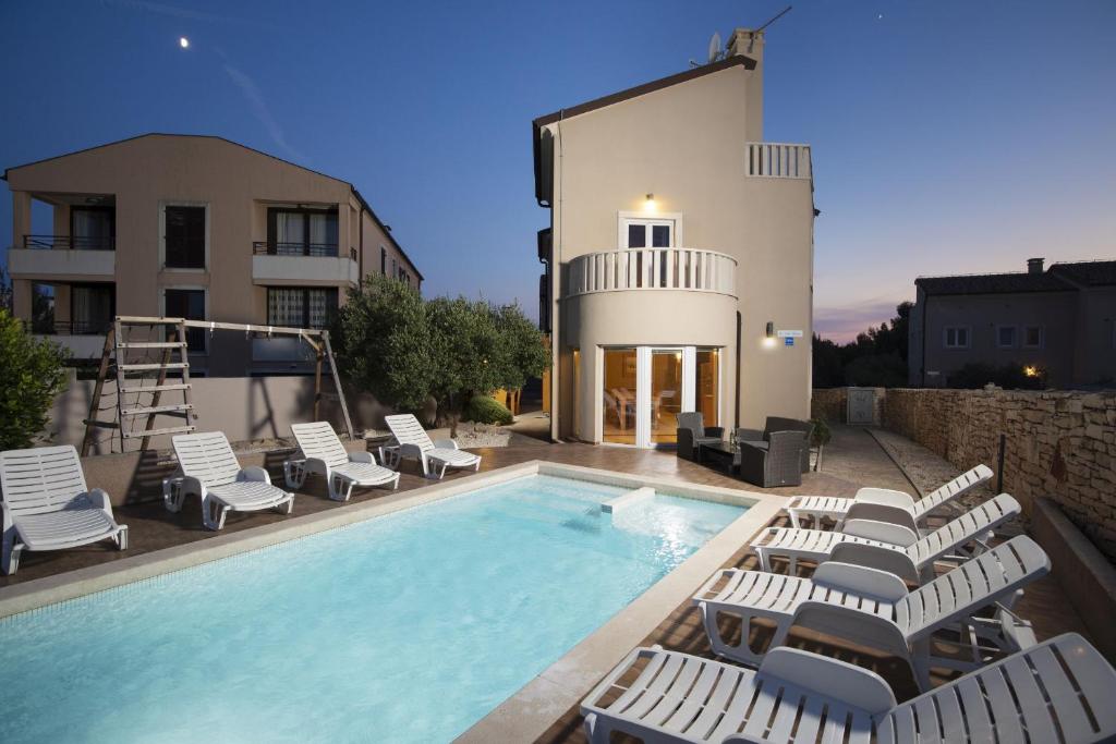 Basen w obiekcie 6-bedroom Villa Chiara with Sea View lub w pobliżu