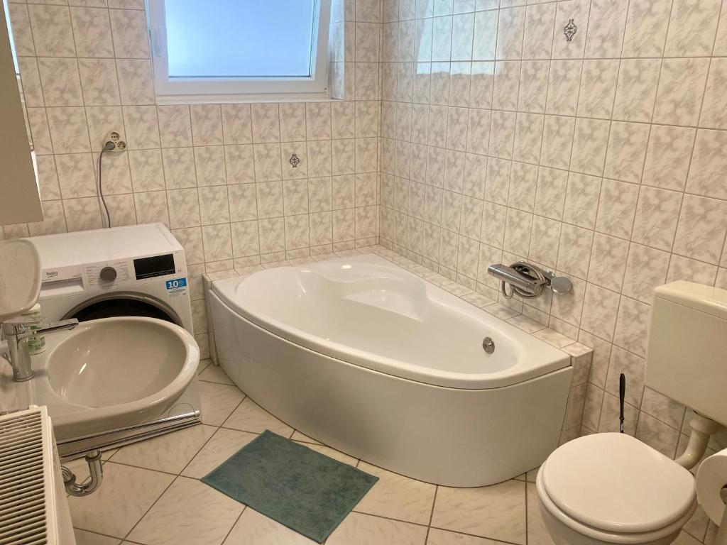 Koupelna v ubytování Szélcsend Apartman