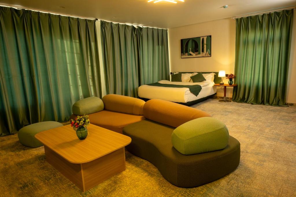 Posezení v ubytování MSInternational Hotel