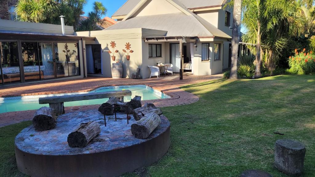 Zahrada ubytování The Hops Inn