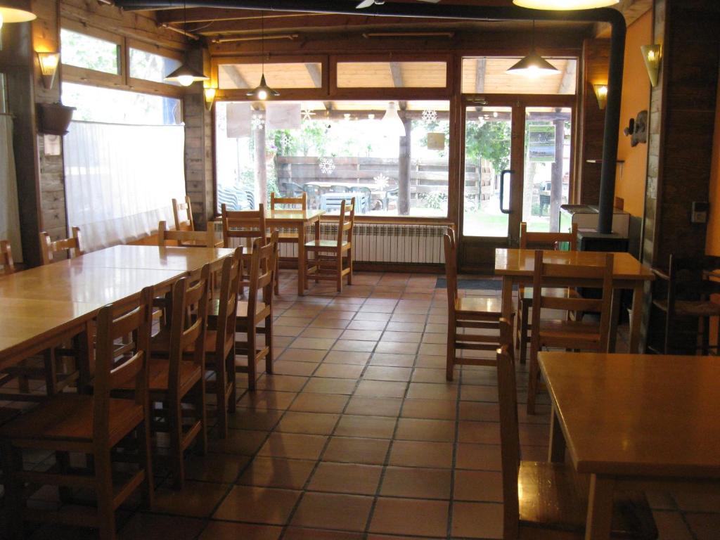 Restaurace v ubytování Albergue Pájaro Loco