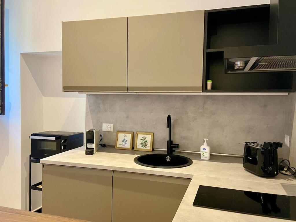 Køkken eller tekøkken på Dimora San Giorgio in Bolsena