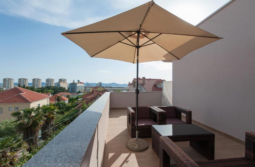 A balcony or terrace at Villa Natalie