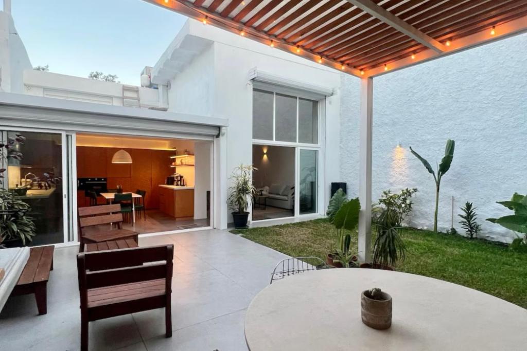 Χώρος καθιστικού στο Casa campestre confortable en montevideo Uruguay