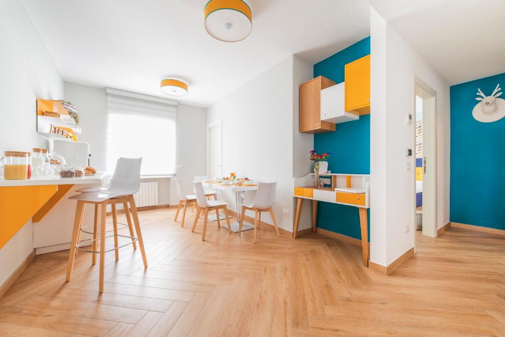 Kuchyň nebo kuchyňský kout v ubytování B&B Verù