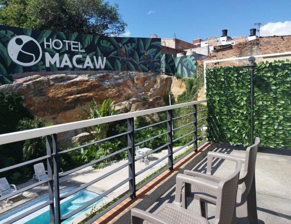 Balkón nebo terasa v ubytování Hotel Macaw Cúcuta