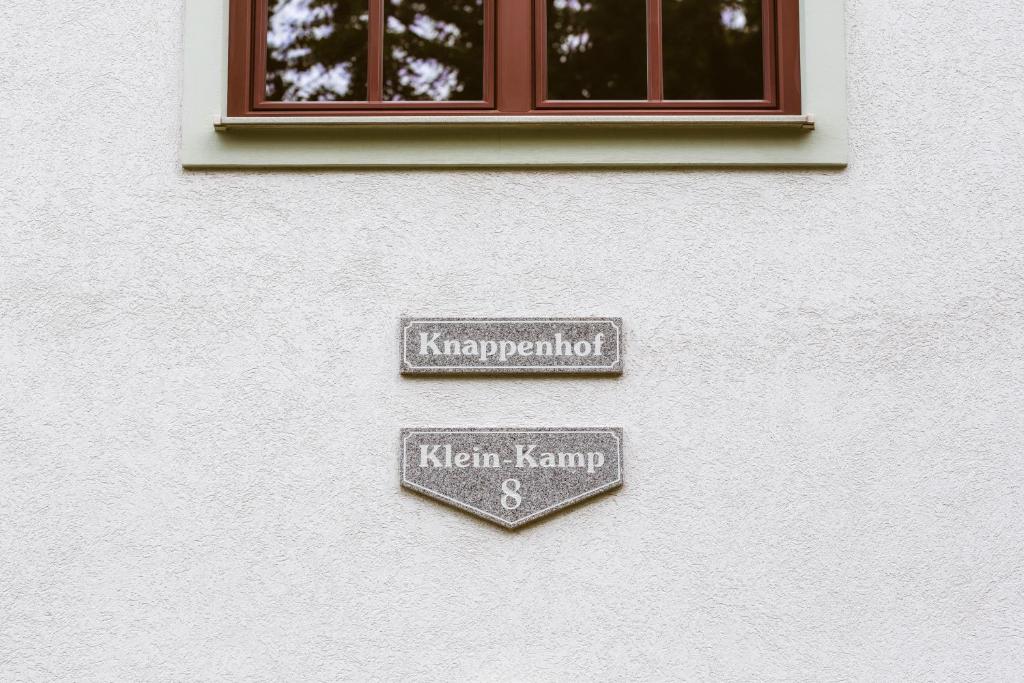 Certifikát, hodnocení, plakát nebo jiný dokument vystavený v ubytování Knappenhof