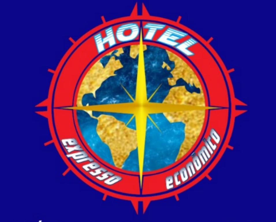 eine Zeichnung des Emblems der Internationalen Agentur für Klimawandel in der Unterkunft Hotel Expresso Econômico Novo Gama in Novo Gama