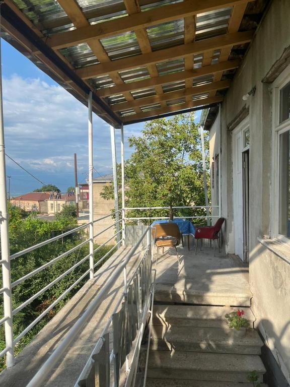 Balkon atau teras di Lorenzo Budget Hostel