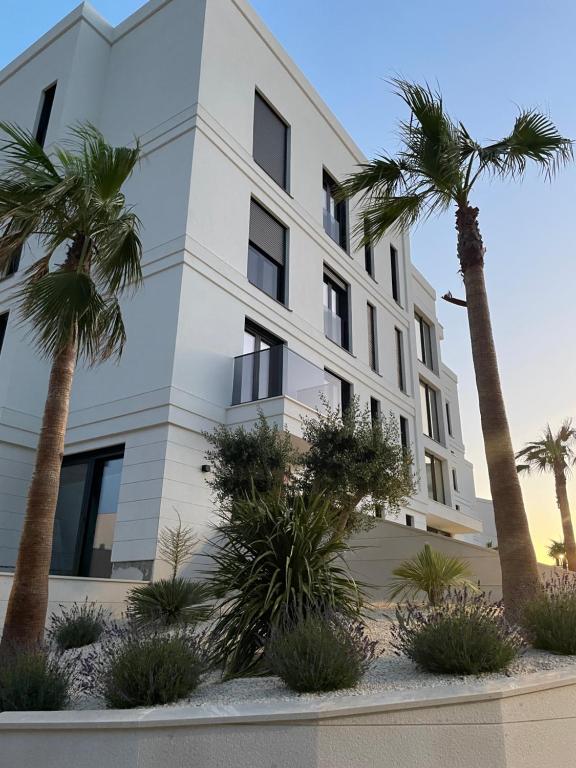 Bygningen som lejligheden ligger i