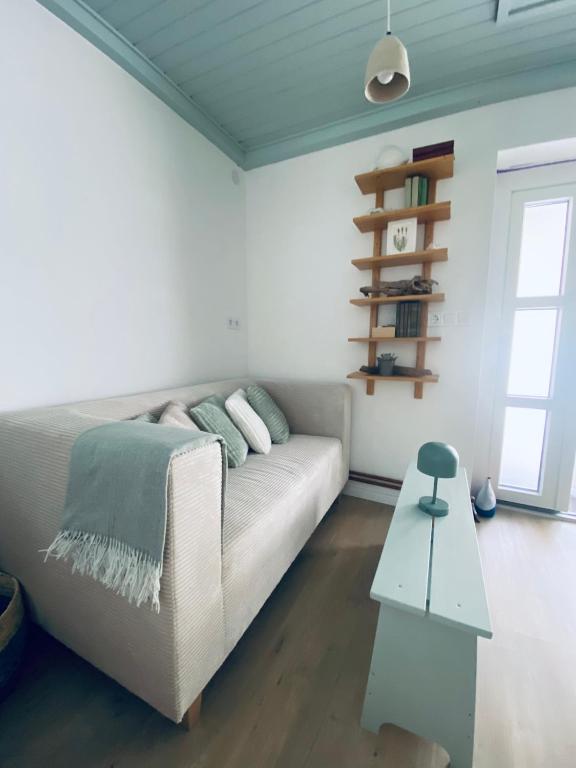 Postel nebo postele na pokoji v ubytování Szélcsend Apartman