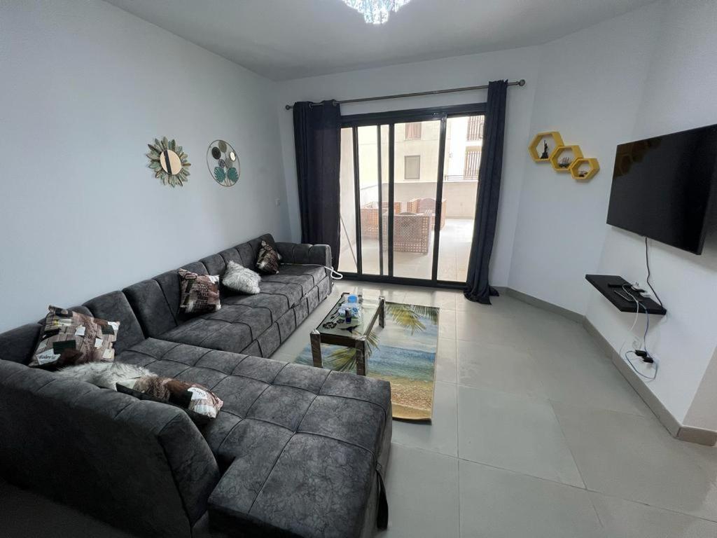 Χώρος καθιστικού στο Apartment at Marassi