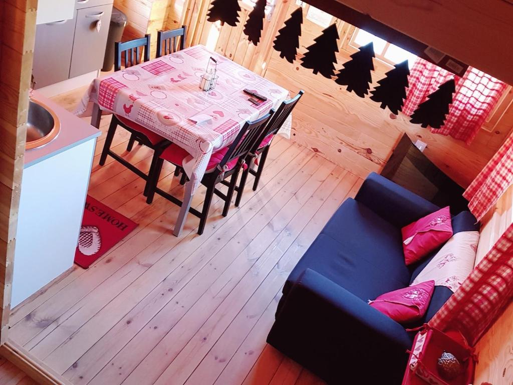 Posezení v ubytování Chalet chaleureux - Herisson