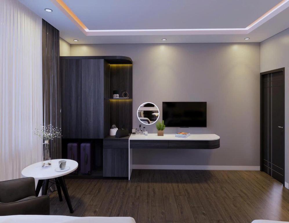 TV/trung tâm giải trí tại SOL Center Hotel