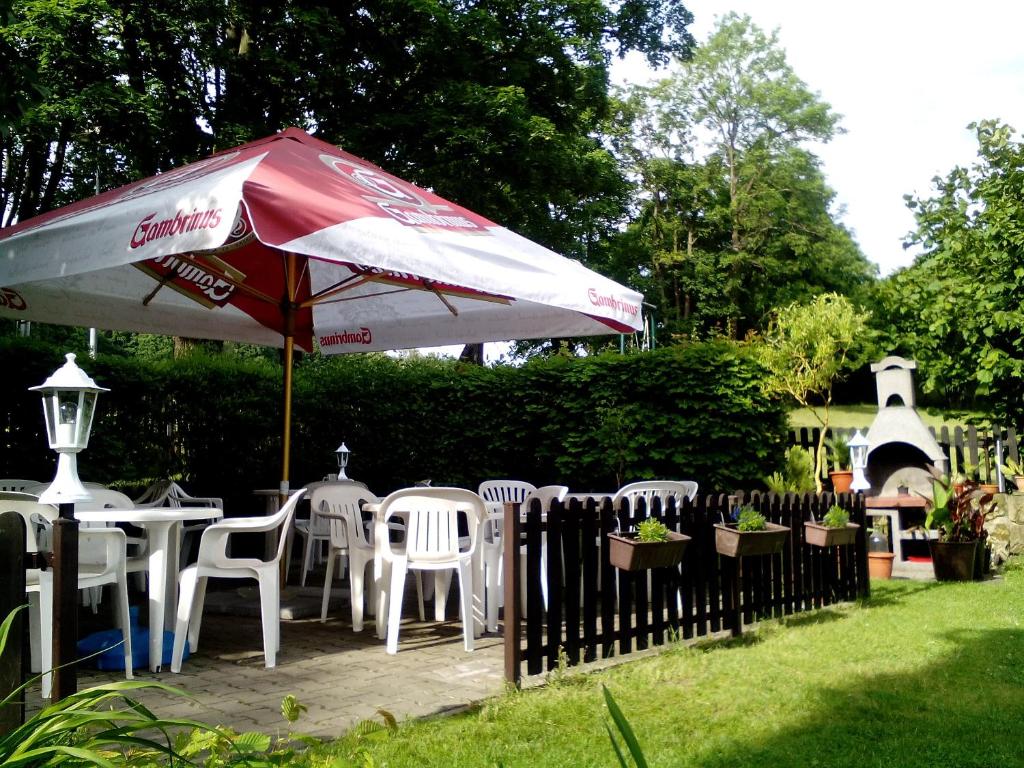 Zahrada ubytování Hotel Hubert