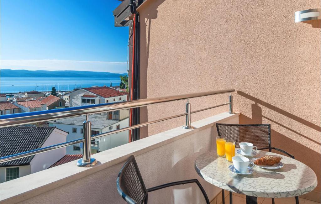 Μπαλκόνι ή βεράντα στο Amazing Apartment In Baska Voda