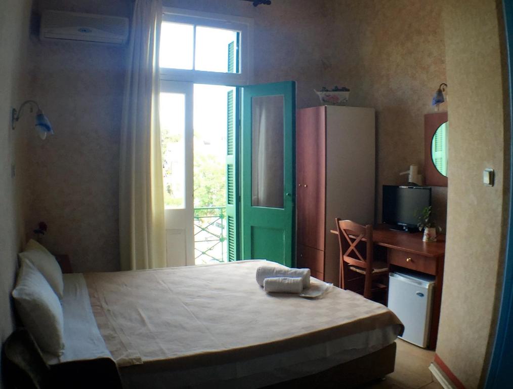 Katil atau katil-katil dalam bilik di Orfeas Hotel