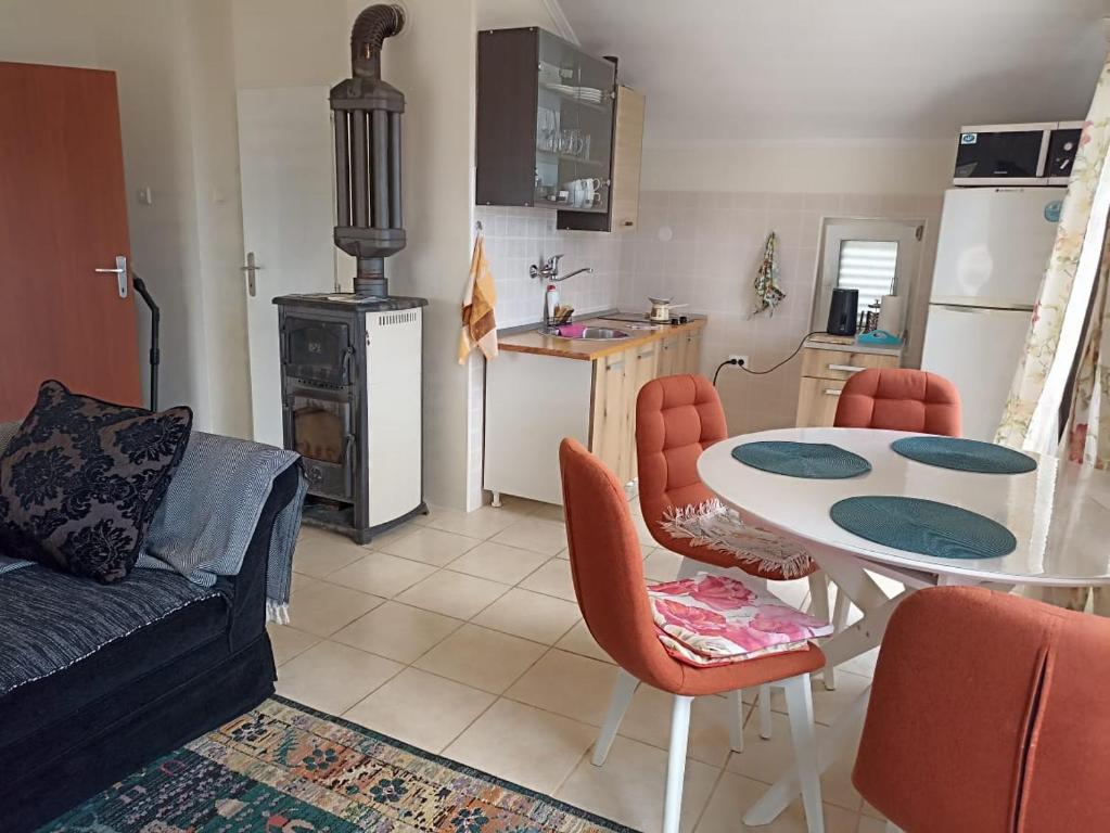 Kuchyň nebo kuchyňský kout v ubytování The Magnificent View Apartment