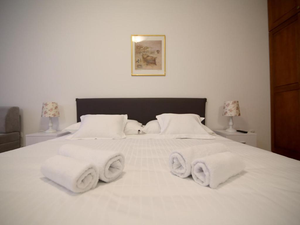 Posteľ alebo postele v izbe v ubytovaní A&G Apartments
