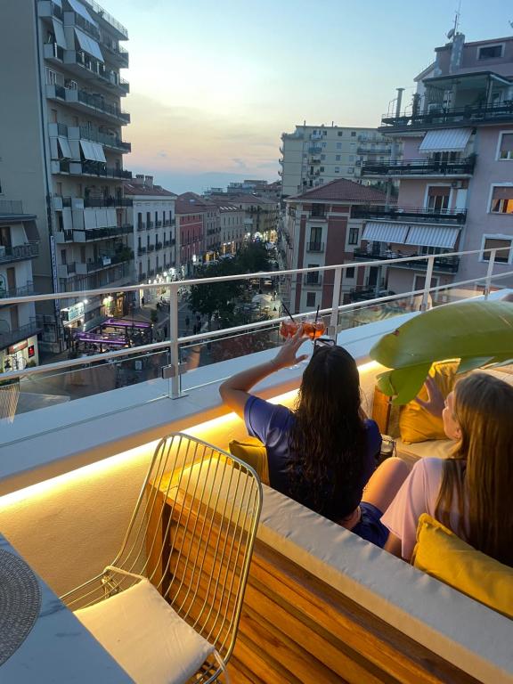 Balkon lub taras w obiekcie La Pennichella Vista Veneto