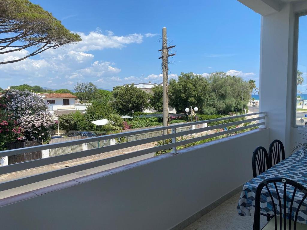 Balkón nebo terasa v ubytování Casa Vista Mare Circeo