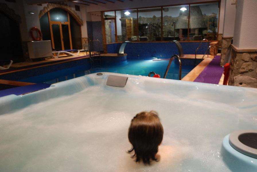 Piscina en o cerca de Hospedería Río Zumeta Spa