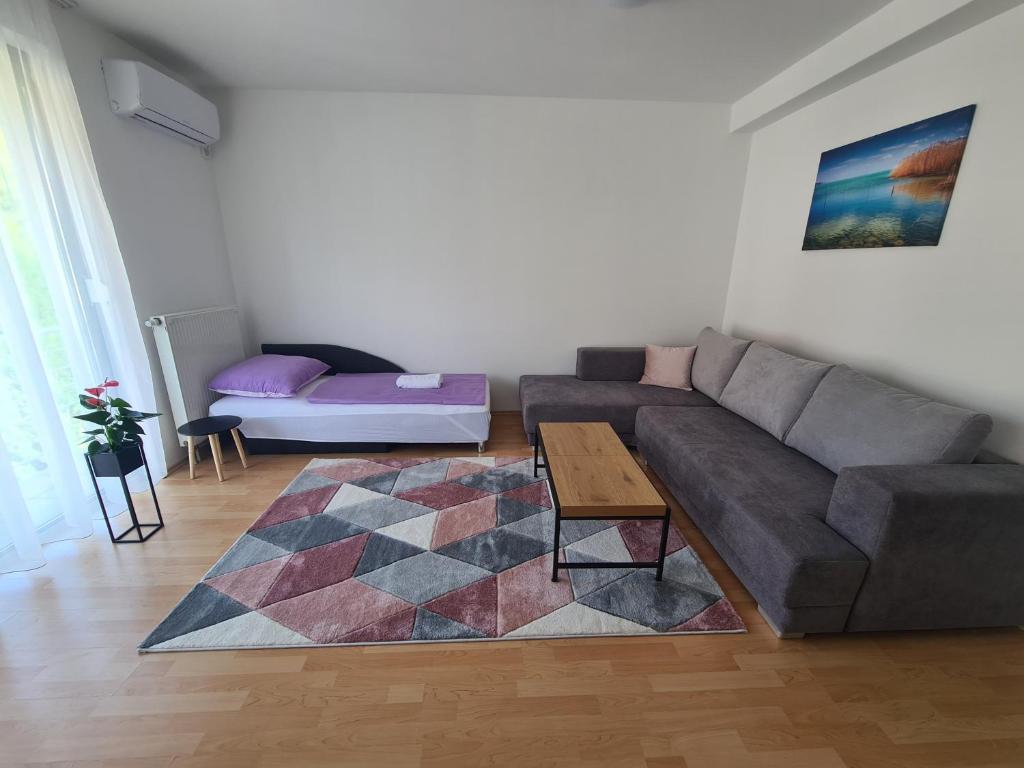 Posezení v ubytování Jade Apartman