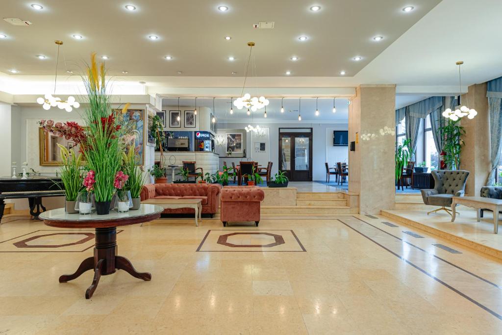 Posezení v ubytování Hotel Rusca