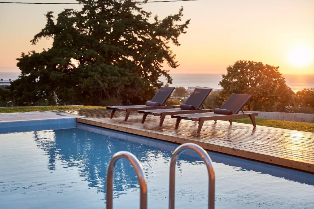 Luxury Rhodes Villa Anissa Villa Sea View Private Swimming Pool