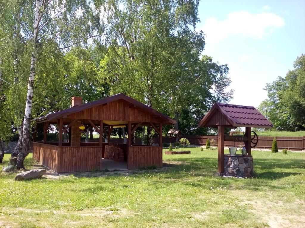 Vonkajšia záhrada v ubytovaní Nocleg nad Jeziorem Hańcza - B.Danowska