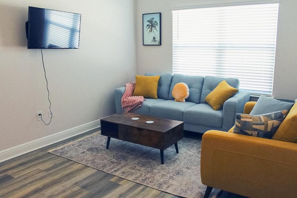 Posezení v ubytování Sunlit Shores