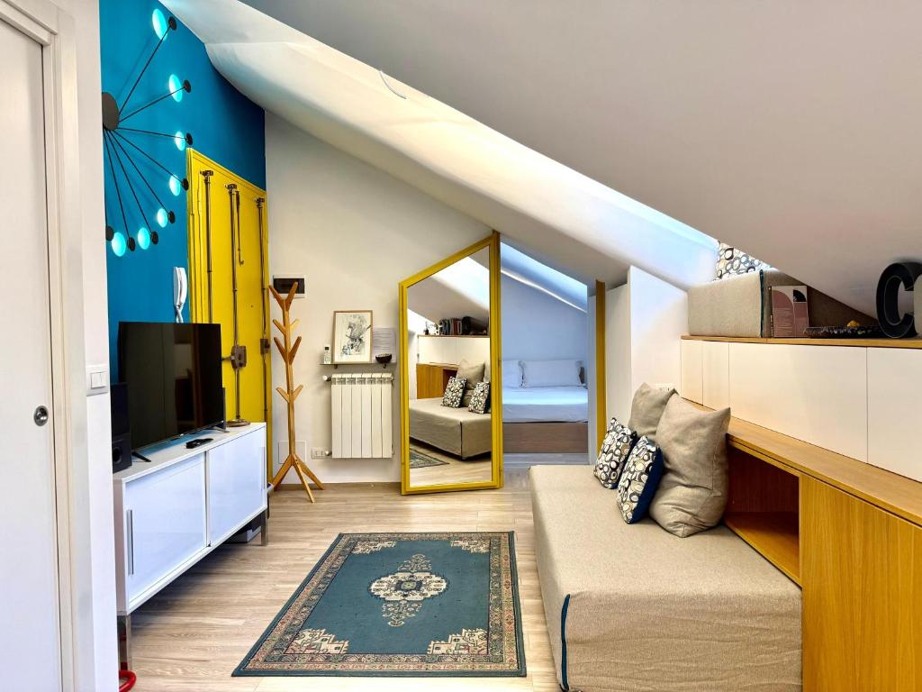 TV/trung tâm giải trí tại Casa Buniva