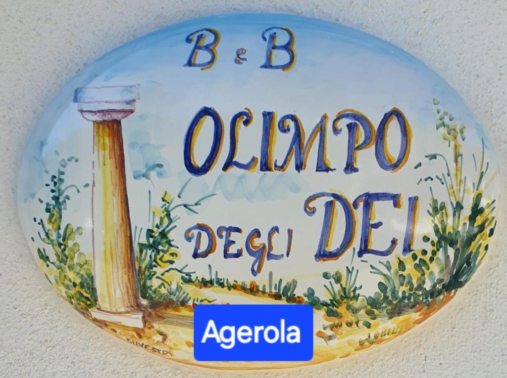 Certifikát, ocenenie alebo iný dokument vystavený v ubytovaní Olimpo degli Dei