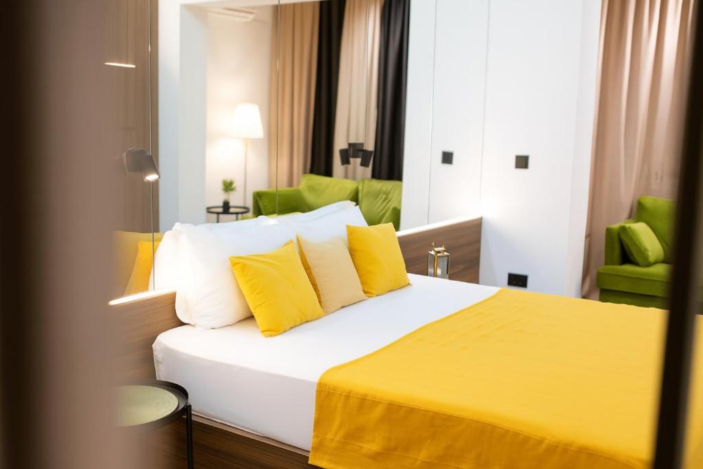 Postel nebo postele na pokoji v ubytování Central Belgrade Apartments