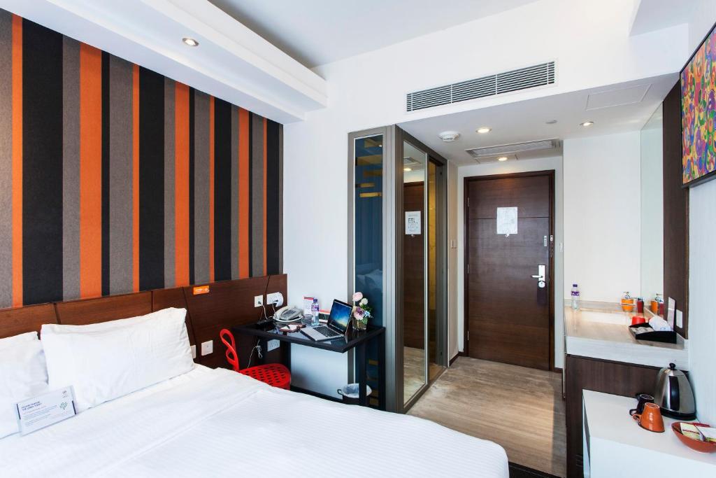 Postelja oz. postelje v sobi nastanitve Le Prabelle Hotel