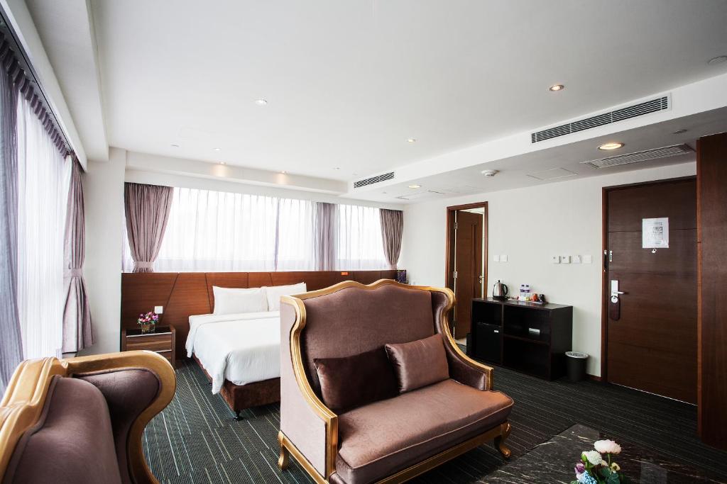 Predel za sedenje v nastanitvi Le Prabelle Hotel