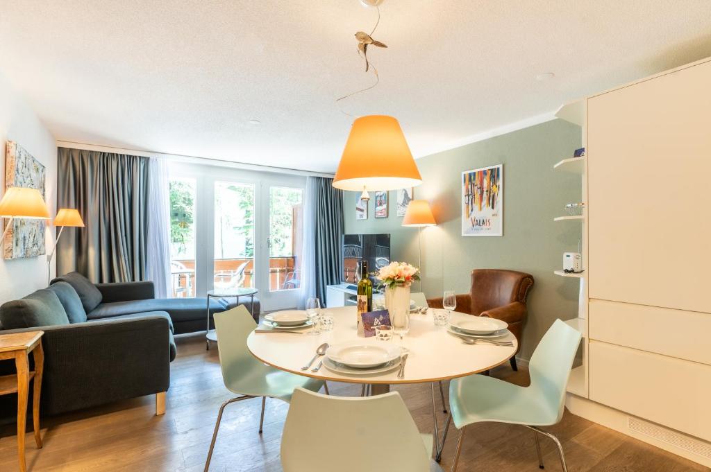 Istumisnurk majutusasutuses Balmas Paradies-perfect family home