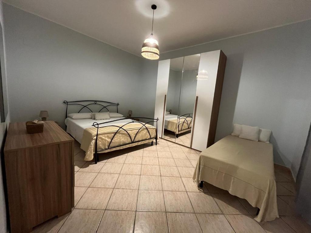 Postel nebo postele na pokoji v ubytování casa teresa