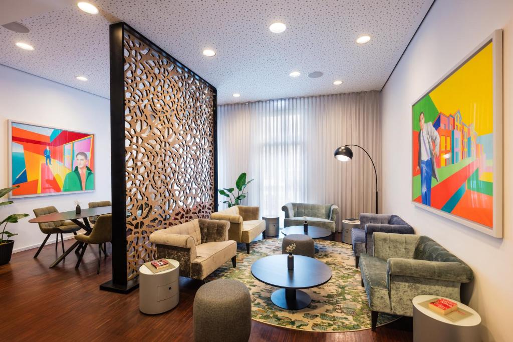 Art Hotel City Leipzig - Resim 11